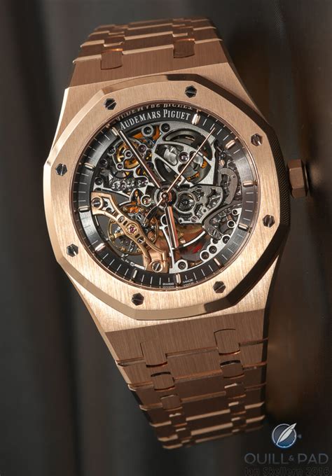 audemars piguet royal oak pink gold|audemars piguet openworked.